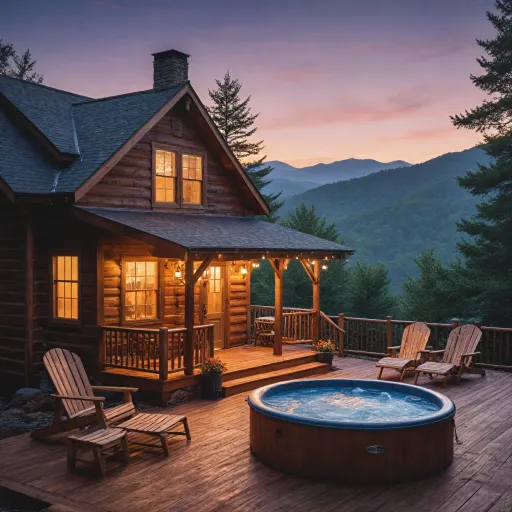 Experience the ultimate virginia hot tub cabin rental for your next mountain retreat