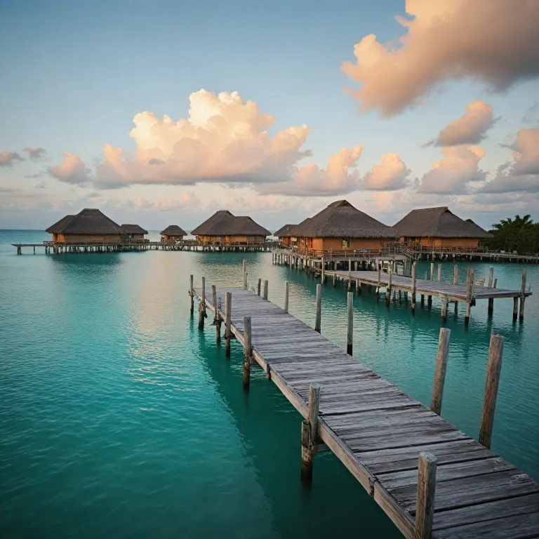 Water bungalows in Belize for refined island escapes